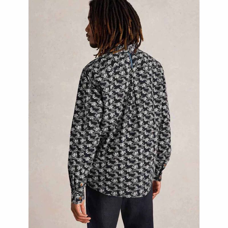 White Stuff Floral Ripple Printed Shirt image number 1